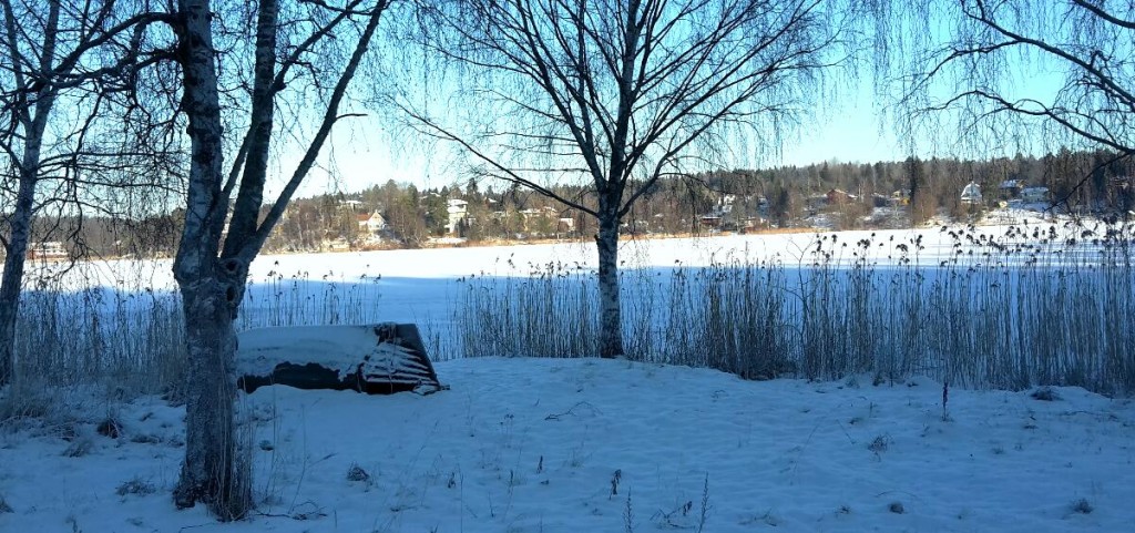 En vy över Flaten som är välkänd i min blogg. 